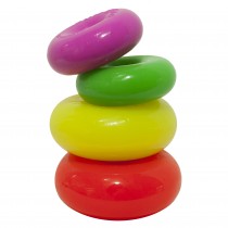 Ruff Dawg Indestructible Dawg Nut Dog Toy Extra Large Assorted 4.5" x 4.5" x 4.5"