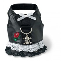 Doggles Harness Dress Extra Extra Small Biker Black