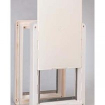 Ideal Pet Products Ruff-Weather Pet Door Super Large Gray 5.75" x 19" x 28.12"