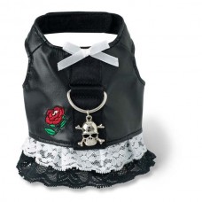Doggles Harness Dress Extra Extra Small Biker Black